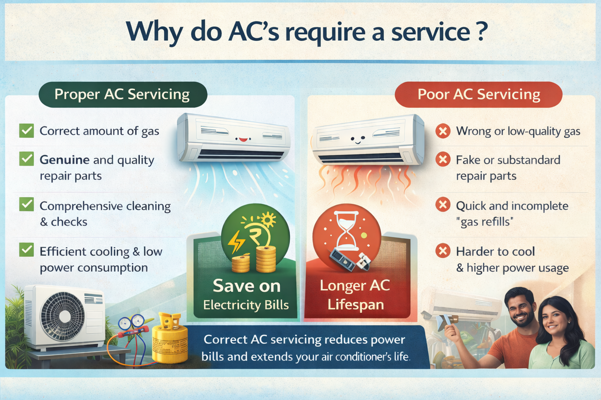 Why does my AC need service ??