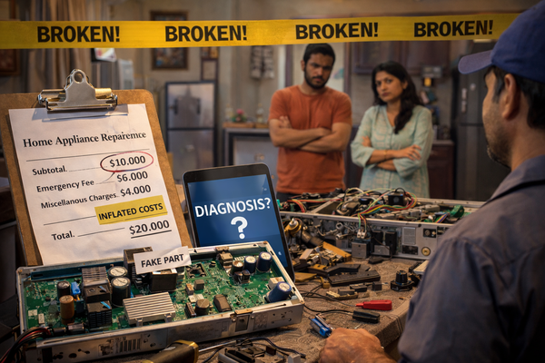 Home repairs have long been broken — opaque pricing, unclear diagnostics, fake parts, and zero accountability